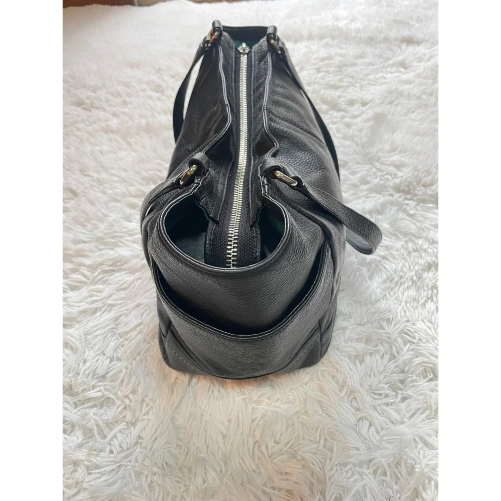 Coach Park Carrie Pebbled Leather Tote Bag